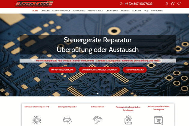 Steuergeräte Speedlabor